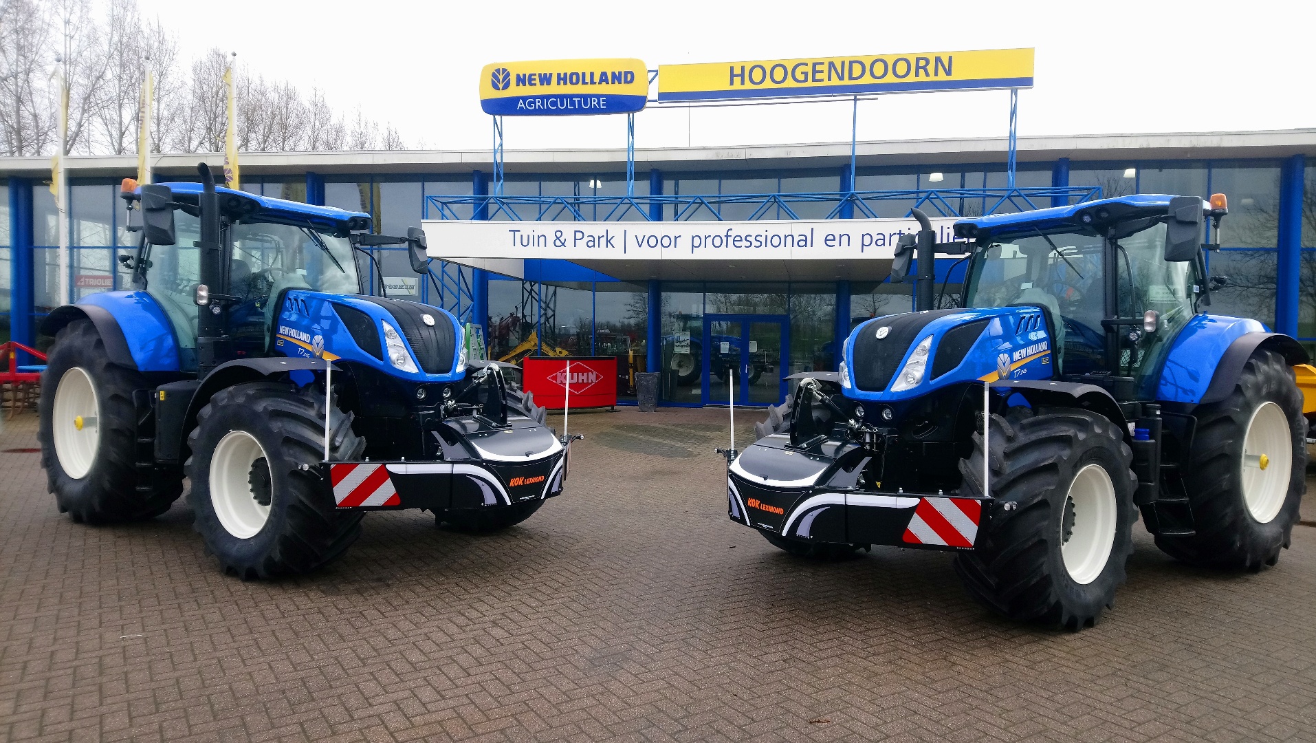 2 New Holland T7.245 afgeleverd bij Kok Lexmond