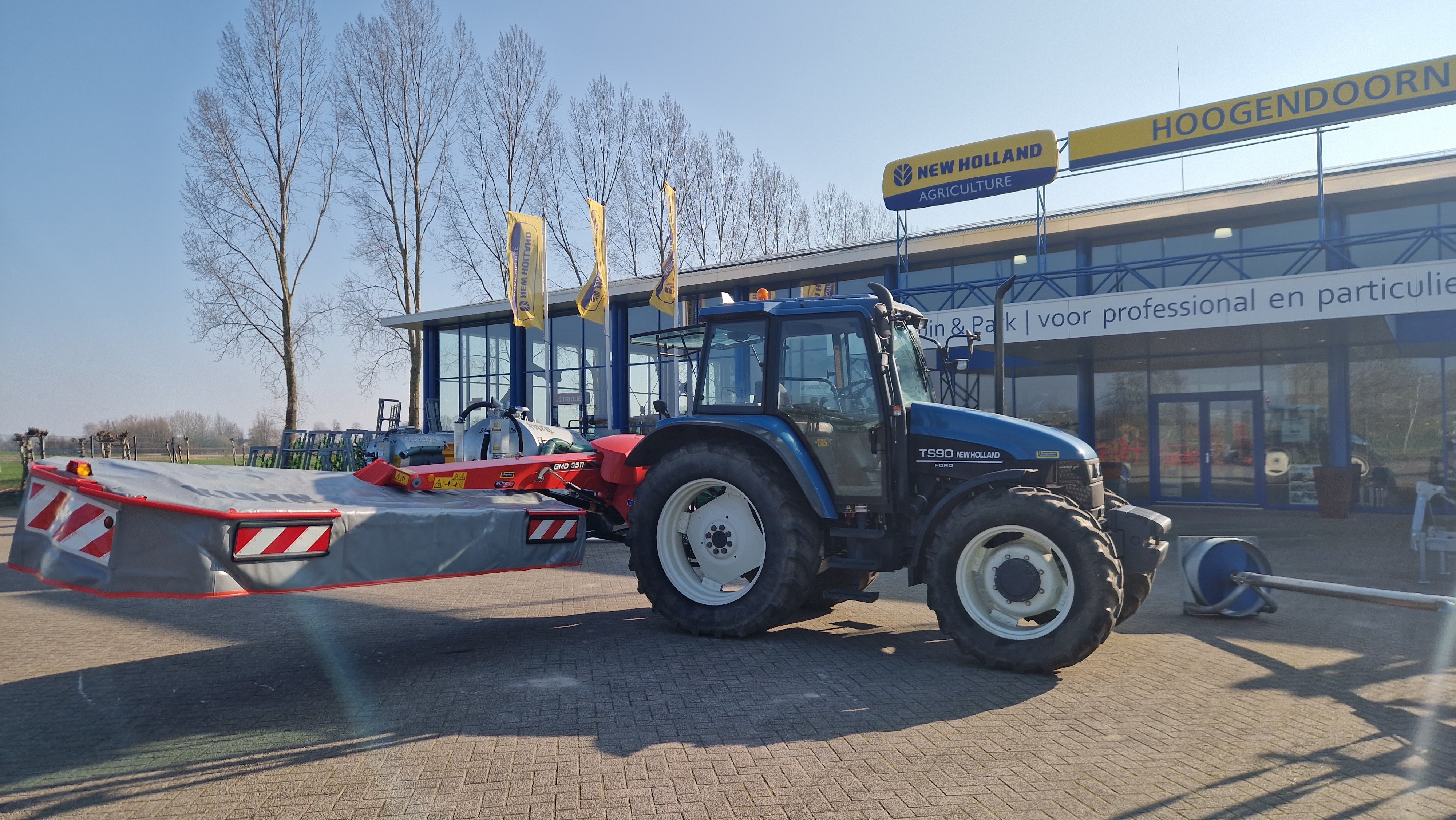 Kuhn GMD 3511 maaier geleverd aan Bert van Ginkel