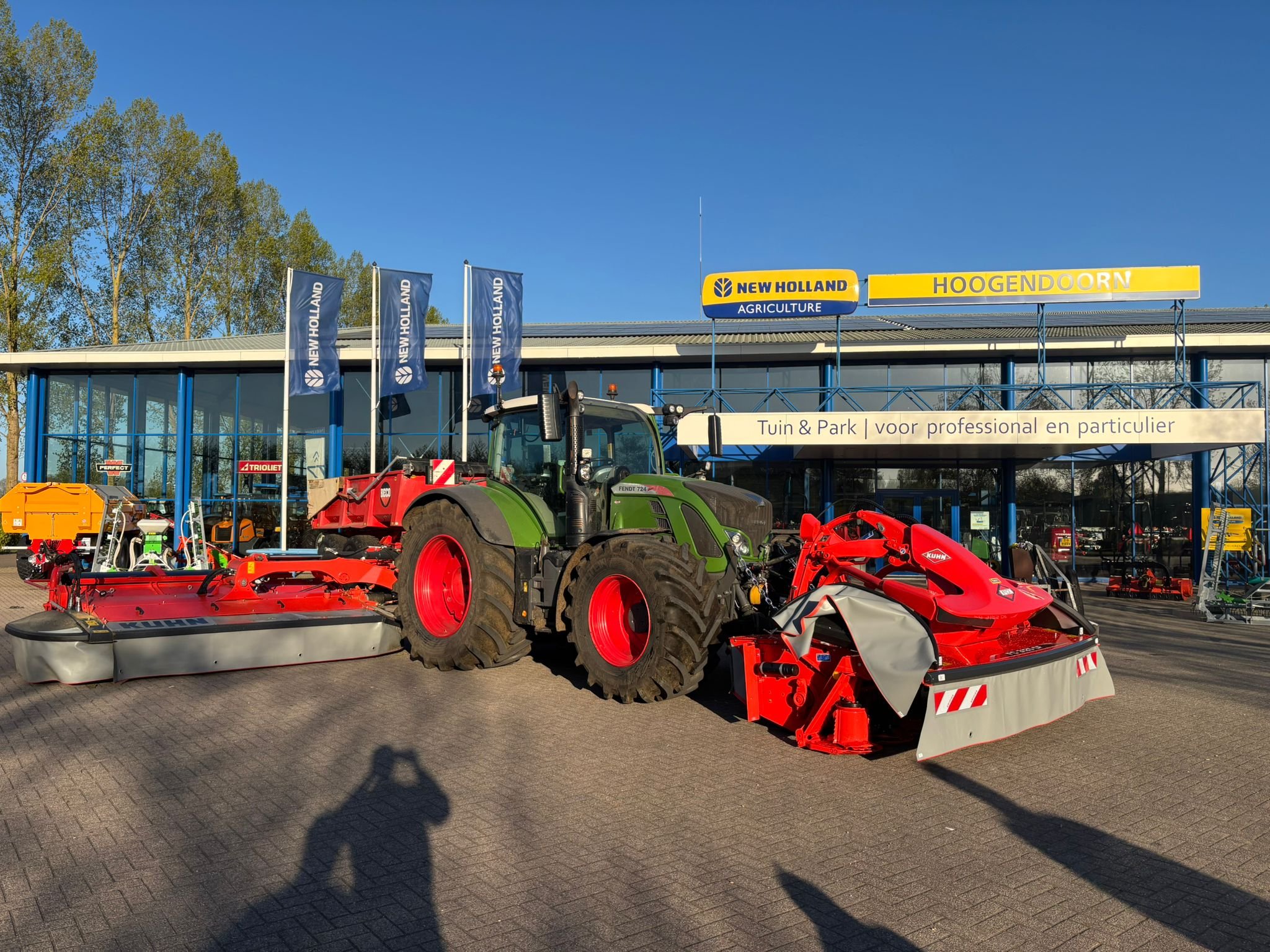Nieuwe Kuhn Triple Bandmaaier in actie bij Loonbedrijf Kees Lokhorst