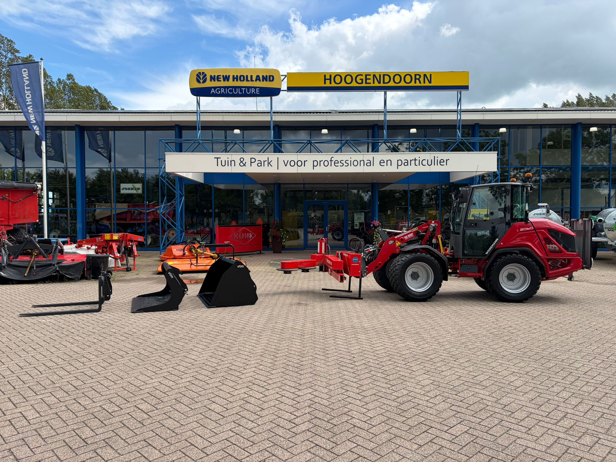 Een prachtige nieuwe Weidemann 2060 geleverd
