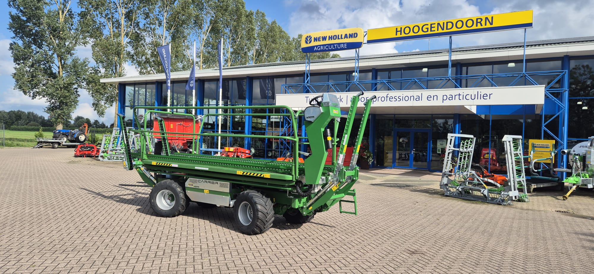 Nieuwe N. Blosi hoogwerker voor Fruitbedrijf Van Doorn uit Houten