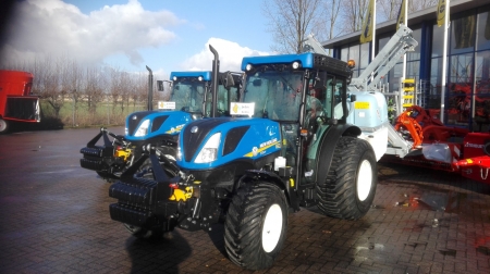 2 New Holland T4.110F tractoren geleverd aan Jos Scholman