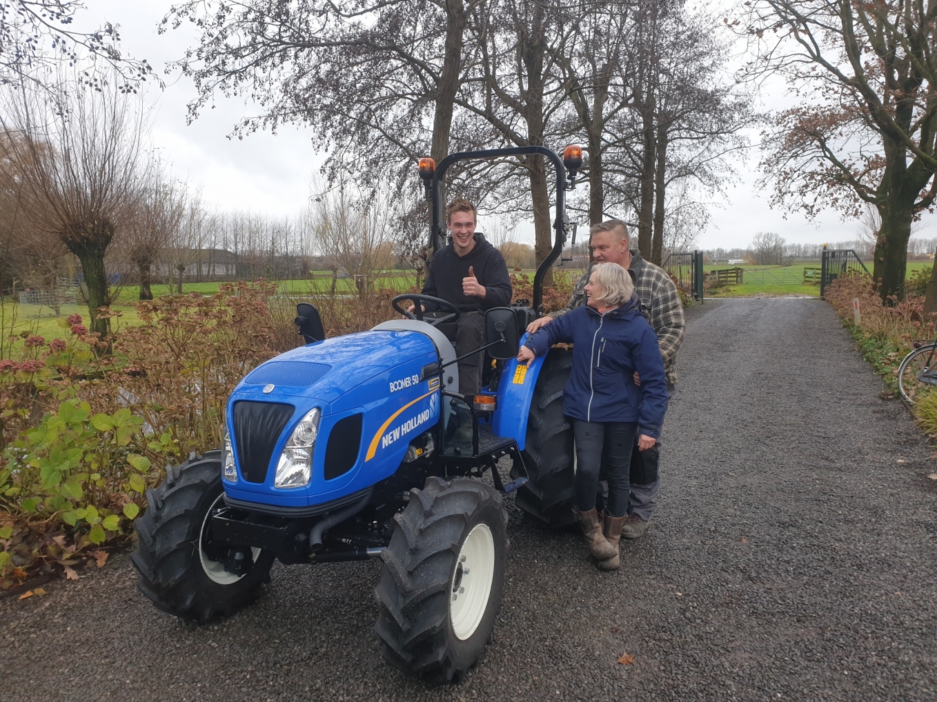 Boomer 50 geleverd aan familie Vermeulen