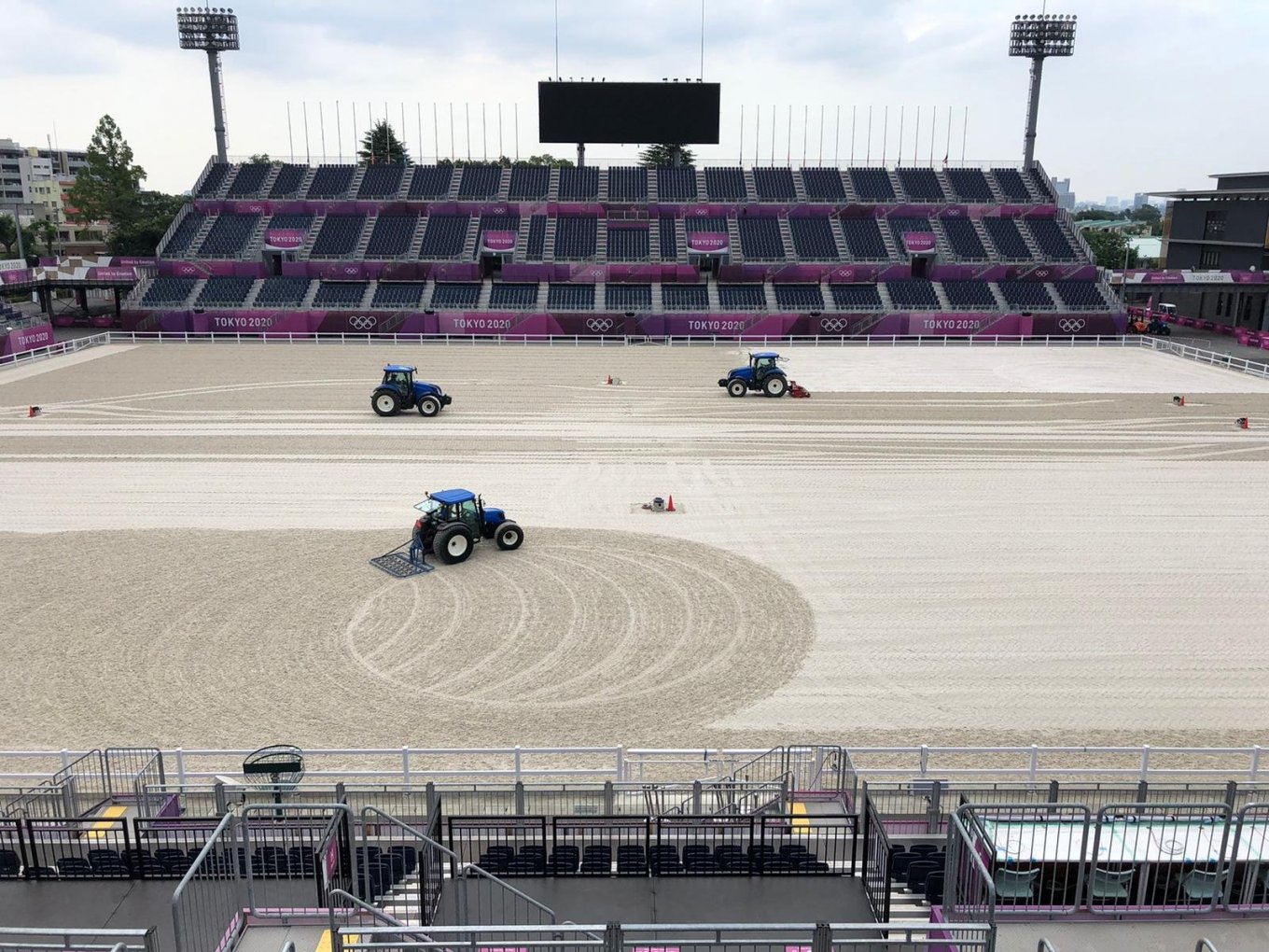 New Holland tractoren aan het werk op de Olympische Spelen New Holland tractoren aan het werk op de Olympische Spelen