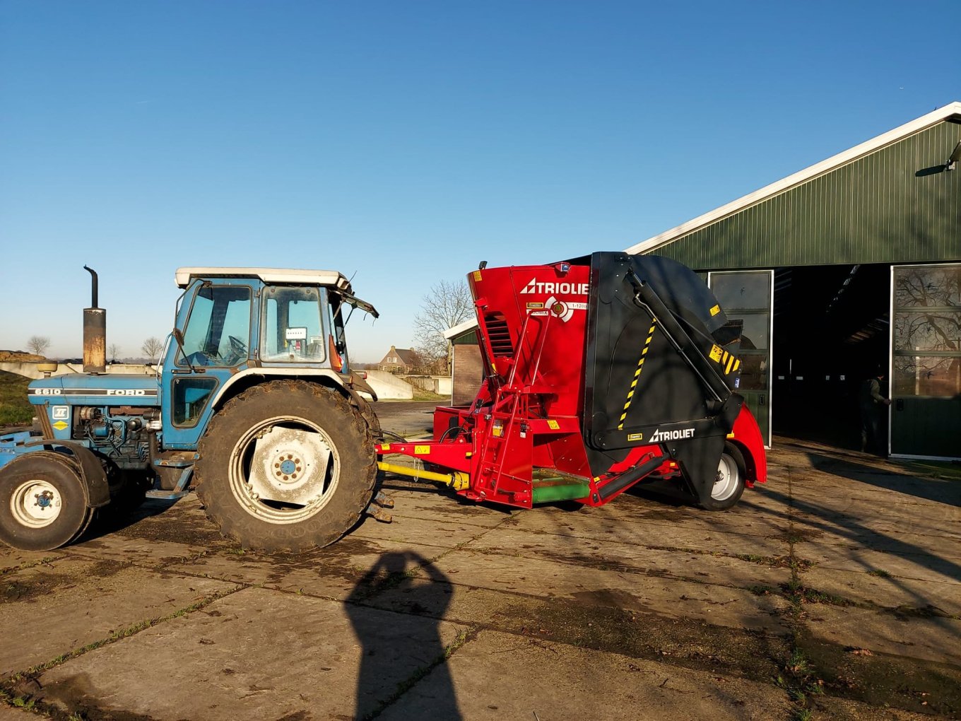 Trioliet 1200S afgeleverd bij veehouder in Westbroek Trioliet 1200S afgeleverd bij veehouder in Westbroek