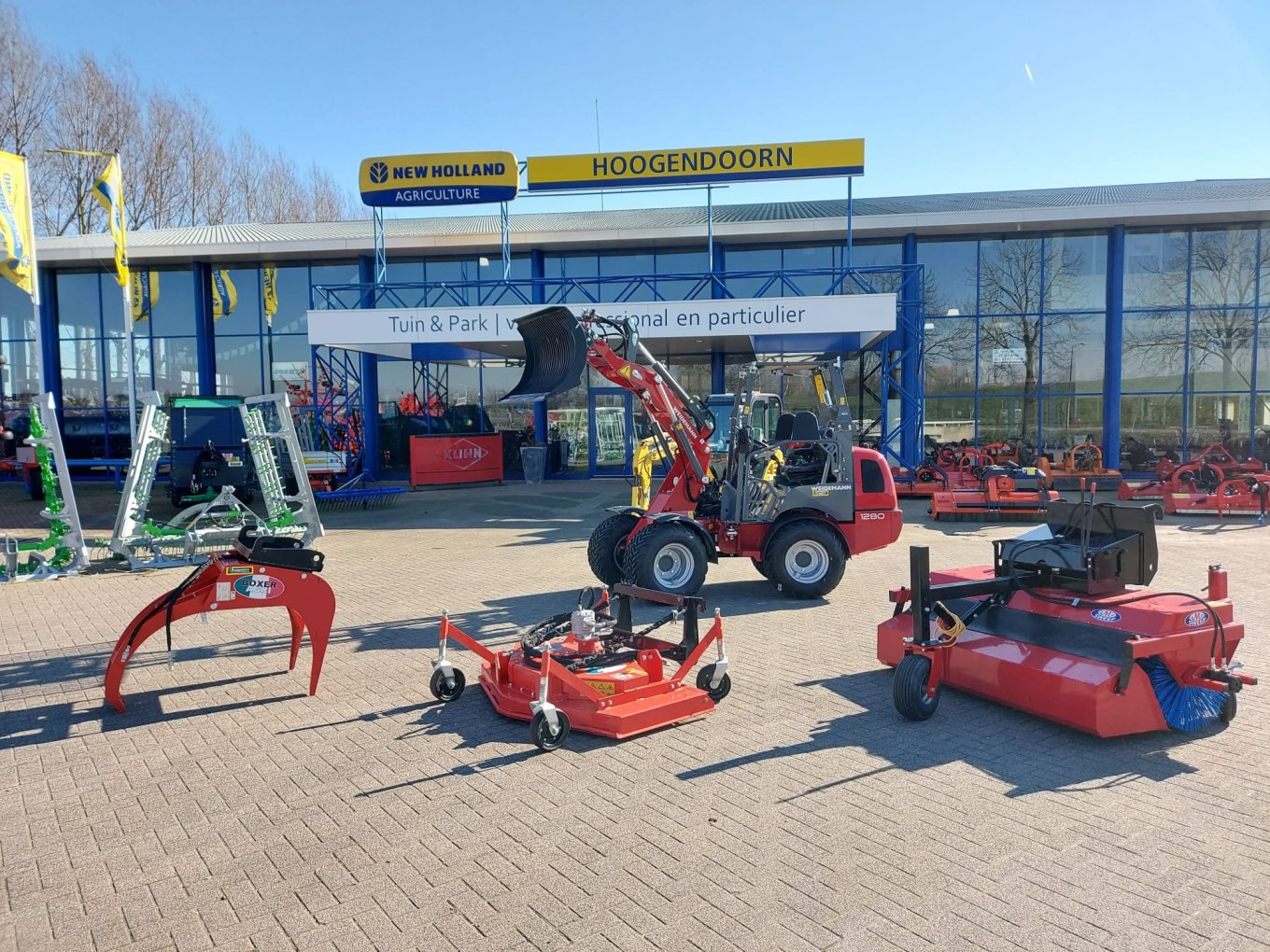 RBtuinen heeft zijn Weidemann 1280 shovel in gebruik genomen RBtuinen heeft zijn Weidemann 1280 shovel in gebruik genomen