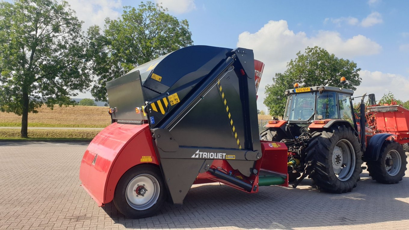 Een Trioliet Triomix S 1-1200 voermengwagen mogen afleveren Een Trioliet Triomix S 1-1200 voermengwagen mogen afleveren
