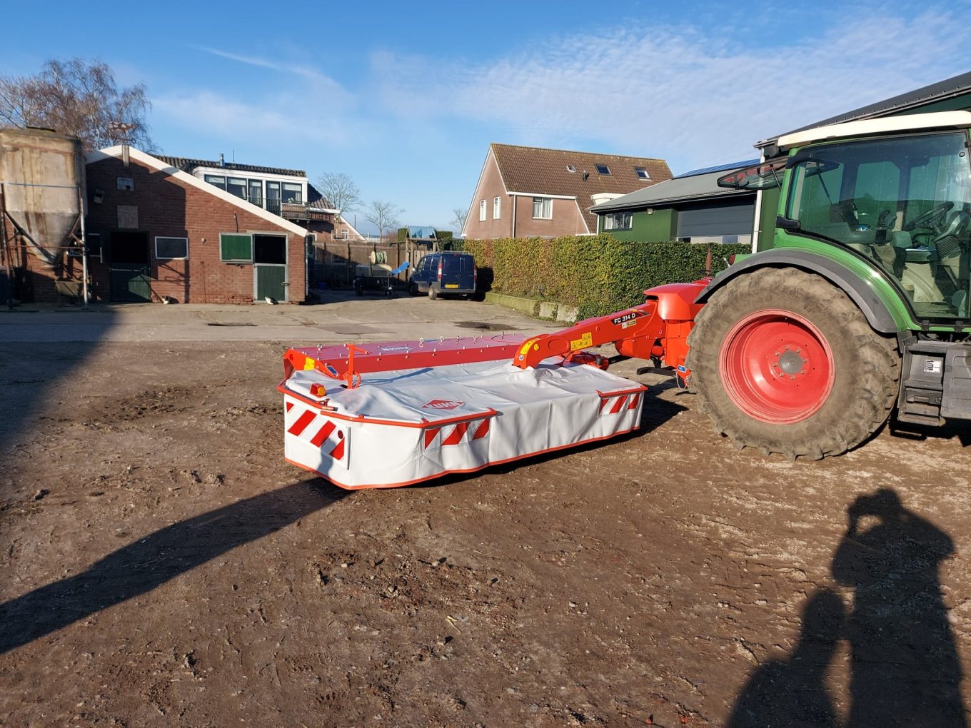 Kuhn FC314D-FF maaier afgeleverd bij veehouderij in Harmelen Kuhn FC314D-FF maaier afgeleverd bij veehouderij in Harmelen