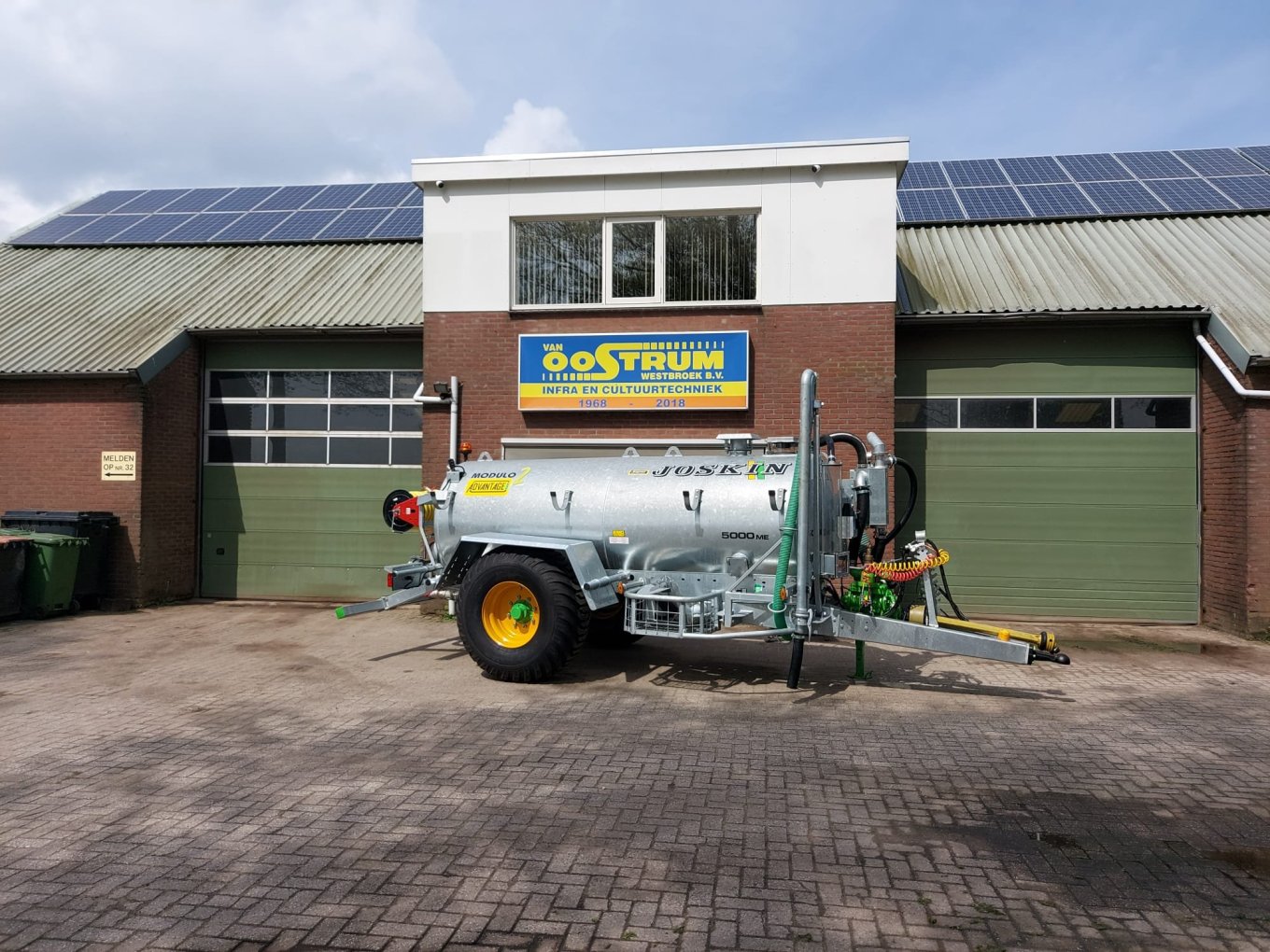 Joskin watertank geleverd in Westbroek Joskin watertank geleverd in Westbroek