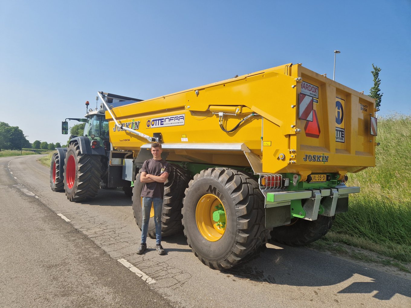 Nieuw model Joskin kieper afgeleverd bij Otte Infra Nieuw model Joskin kieper afgeleverd bij Otte Infra