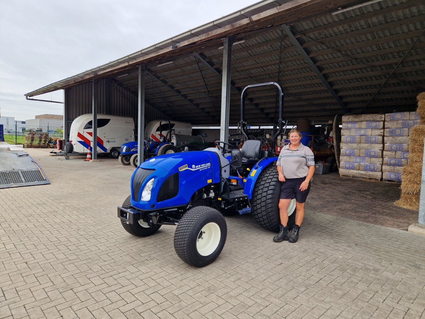 New Holland Boomer 55 voor de Politie Levende Have in Houten