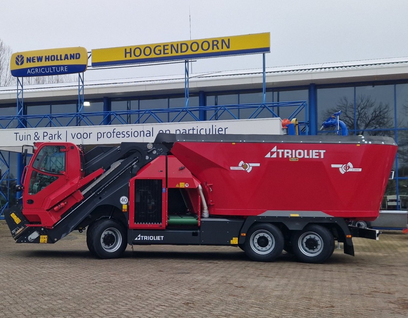 Trioliet Triotrac geleverd aan firma Blankenstijn Werkhoven Trioliet Triotrac geleverd aan firma Blankenstijn Werkhoven