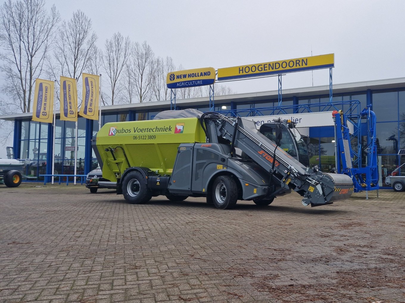Storti voermengwagen geleverd aan Roubos Voertechniek Storti voermengwagen geleverd aan Roubos Voertechniek