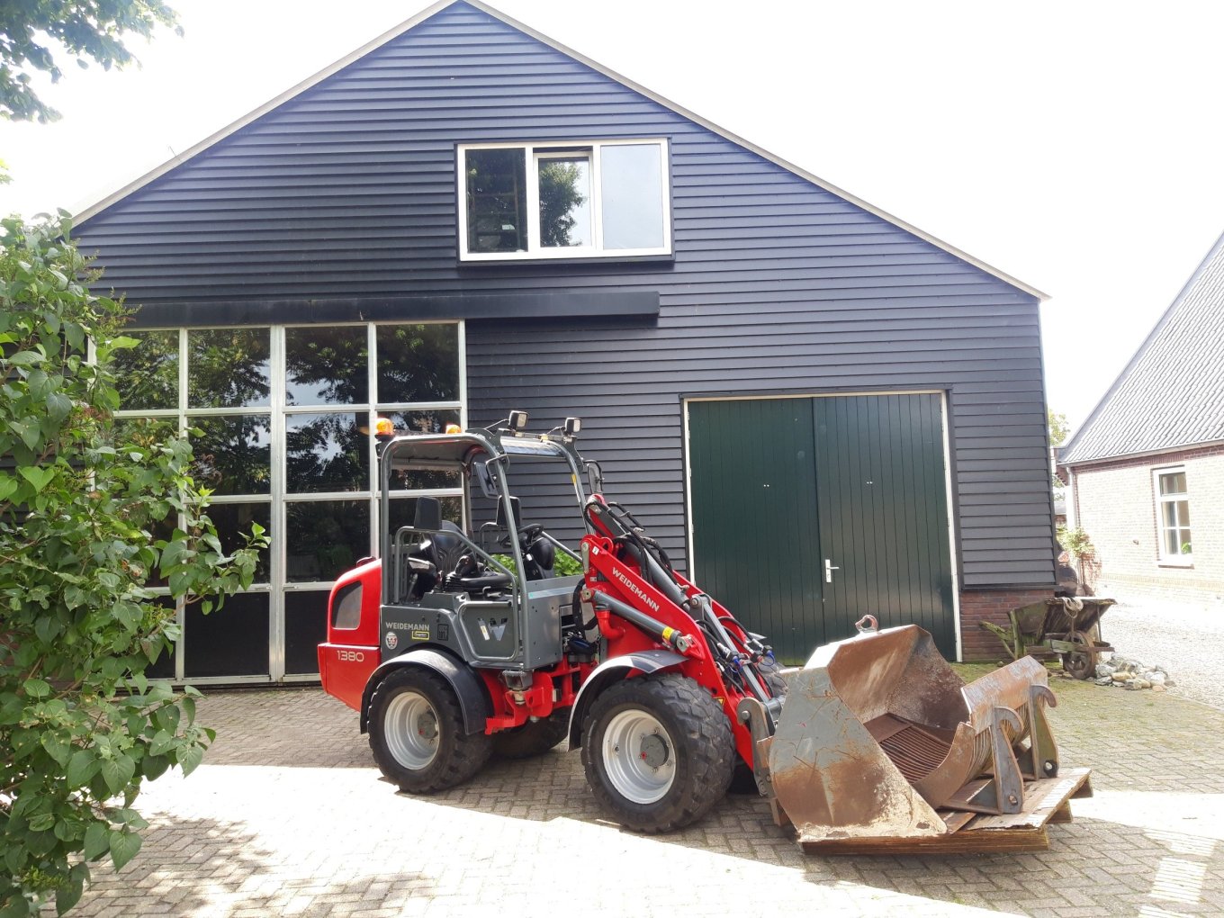 Weidemann 3080CX50 shovel afgeleverd aan een klant in Polsbroek Weidemann 3080CX50 shovel afgeleverd aan een klant in Polsbroek