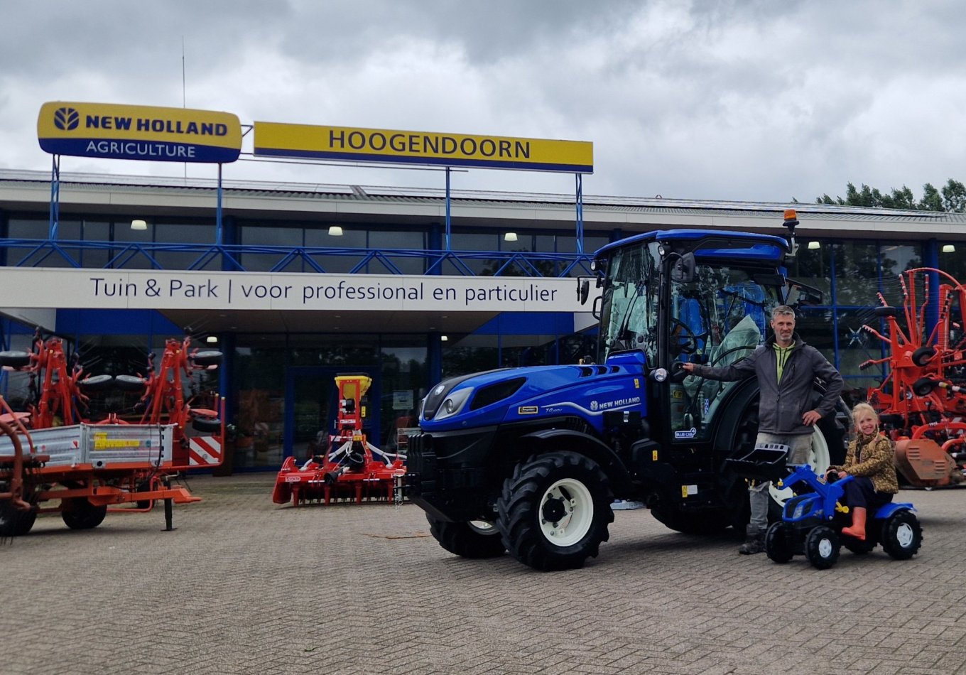 Een New Holland T4.100N geleverd aan Vernooij Een New Holland T4.100N geleverd aan Vernooij