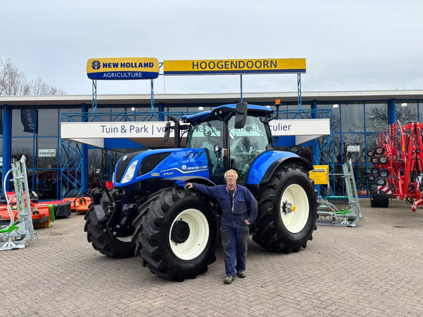 Een mooie New Holland T7.210 RangeCommand mogen leveren
