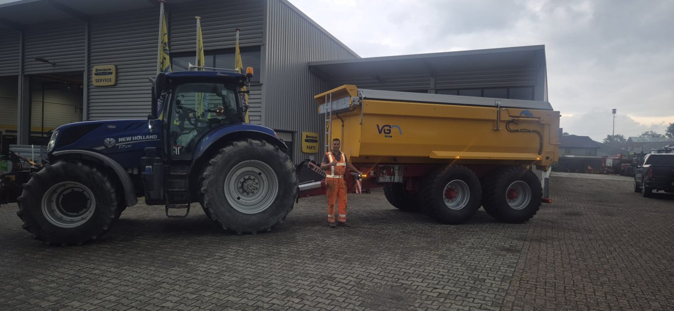 Nieuwe VGM Rocky kieper afgeleverd aan Tiellemans uit Angeren